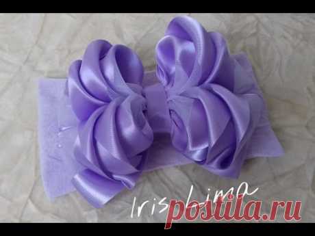 Como fazer laço mil faces triplo Diy ,Pap ,Tutorial By Iris Lima How To Make a Hair Bow