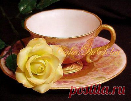 ~ Sugar Teachers ~ Cake Decorating and Sugar Art Tutorials: How to Make a Gumpaste Teacup
