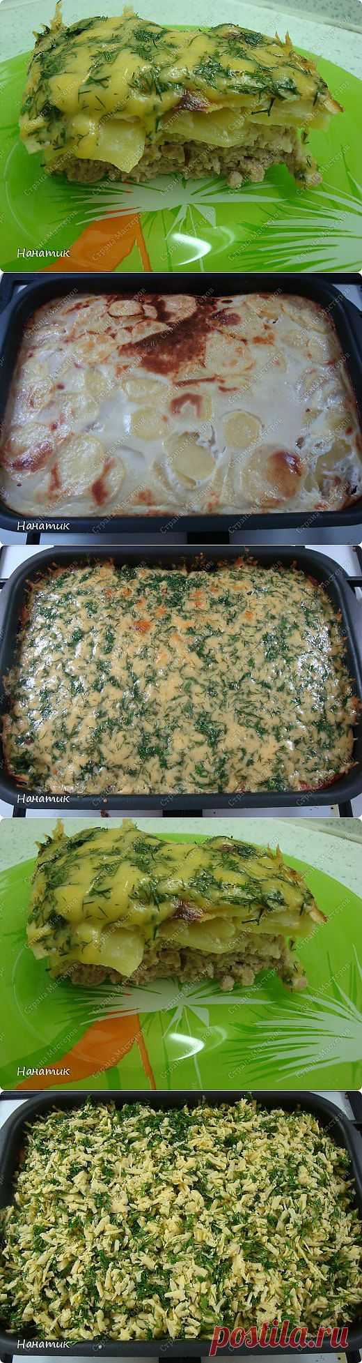 Сочная мясная запеканка