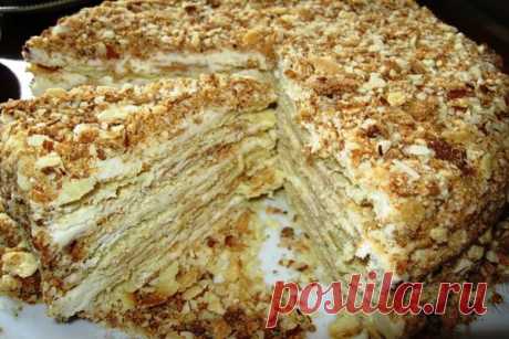 Потрясающий вкус, родом из детства! Просто вкуснятина! Торт, приготовленный в домашних условиях!
Торт "Наполеон"! Смотри на сайте...