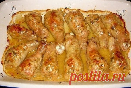 Фаршированные куриные ножки
