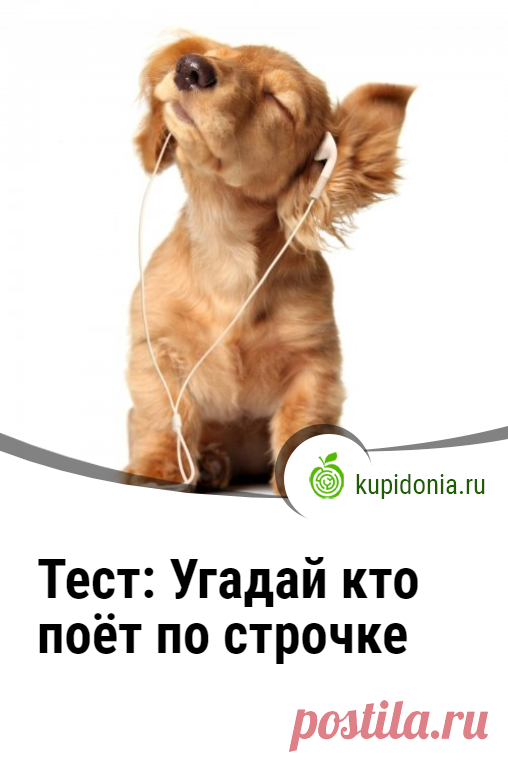 Тест: Угадай кто поёт по строчке. Развлекательные тест по современным песням, который проверит вашу память.