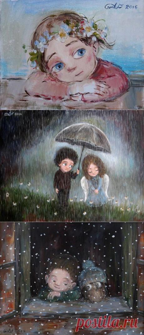 20 картин художницы Нино Чакветадзе, от которых становится тепло и уютно на душе