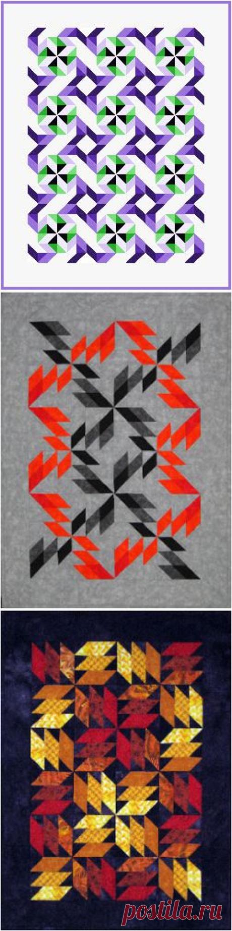 Wayne Kollinger's Sketch Book: Ninepatch Pinwheel