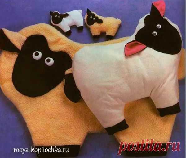 Овечки — подушки - Игрушки своими руками