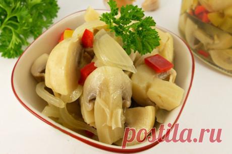 Вкусные маринованные шампиньоны — Journal women❜s