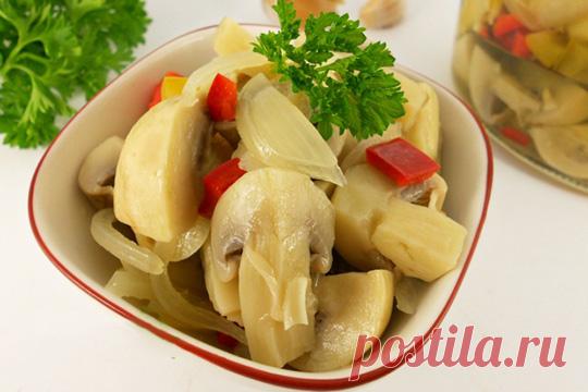 Вкусные маринованные шампиньоны — Journal women❜s