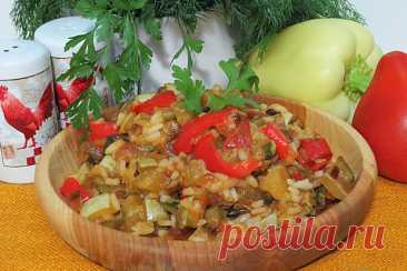 Кабачки с рисом — Моя кухня