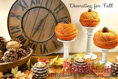 Тыквенный декор: идеи, мастер-классы