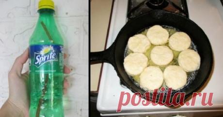 Наливаем теплый Sprite в тесто… Царица небесная, да это лучшие оладьи на свете!