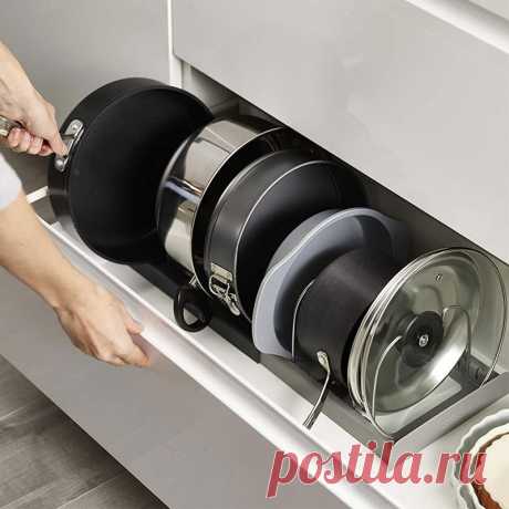Выдвижная подставка для крышки из нержавеющей стали, подставка для крышки кастрюли, держатель ложки, кухонная полка для слива, организация крышки | Дом и сад | АлиЭкспресс
