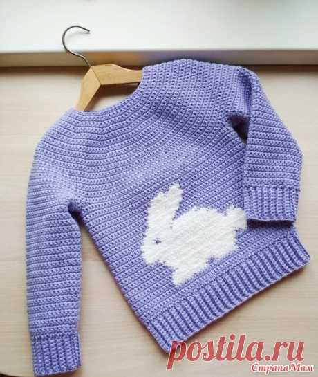 Детский пуловер с зайкой "Sweater Bunny" - Вязание для детей - Страна Мам