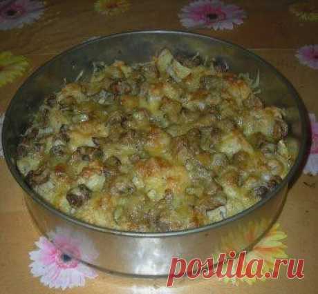 Запеканка из цветной капусты с грибами : Запеканки и омлеты