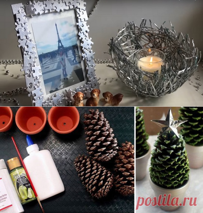 Увидев, что сотворила эта мастерица, я бросилась украшать дом! Идея № 3 — чудо… Поделки для декора своими руками — это всегда очень увлекательное занятие. А главное — можно...