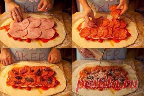 Стромболи / пицца в рулете