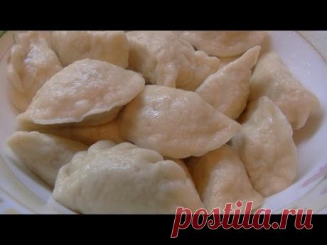,Вареники с картошкой. Дрожжевое тесто для вареников.
