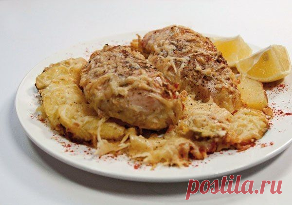 Куриные грудки, запеченные в сливках под сыром — сочнейшее и нежнейшее блюдо