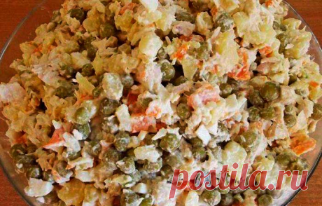 Салат Оливье с курицей и маринованным луком | Recept-Fresh Салат Оливье относится к такому типу салатов, которые хочется есть не только на Новый Год, но и с некоторой регулярностью в течение года. Например, в нашей с...