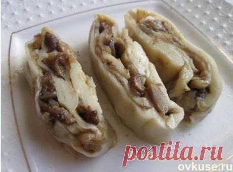 Сырный рулет с грибной начинкой - Простые рецепты Овкусе.ру