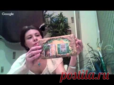 Ксения Свешникова Имитация природного камня, купюрница Итальянский дворик - YouTube