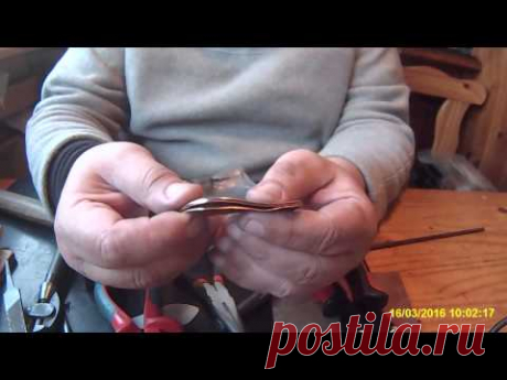 Блесна колебалка "Атом".Изготовление, размеры и   вес.