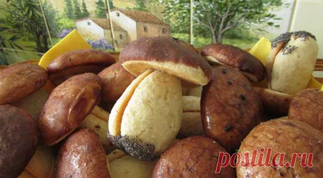 Печенье Грибочки, пошаговый рецепт с фото от автора Елена Бон