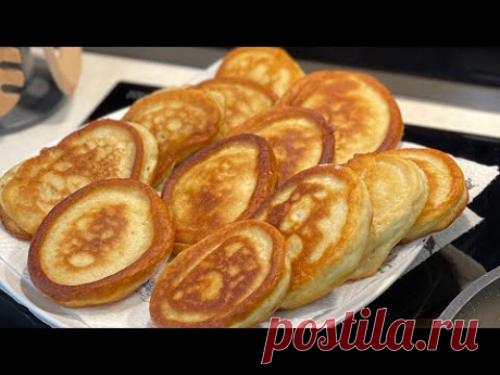 Пышные Оладьи подробный рецепт / Оладушки на кефире / Что приготовить на завтрак
