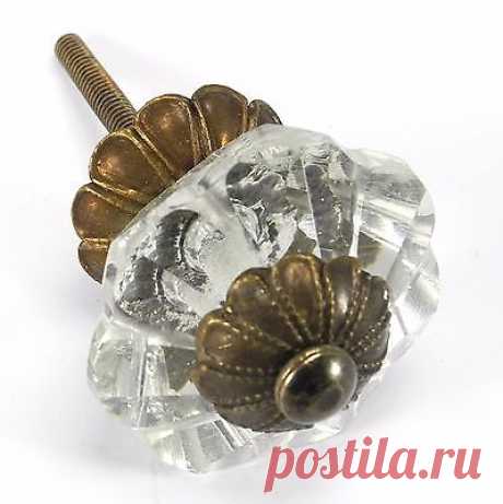 Glass Dresser Knobs, Cabinet Door Handles and Antique Brass Drawer Pulls #K164FF | eBay