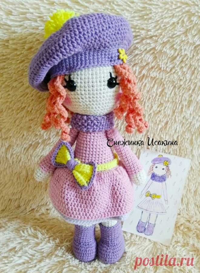 Кукла Сентябринка крючком | Схемы амигуруми