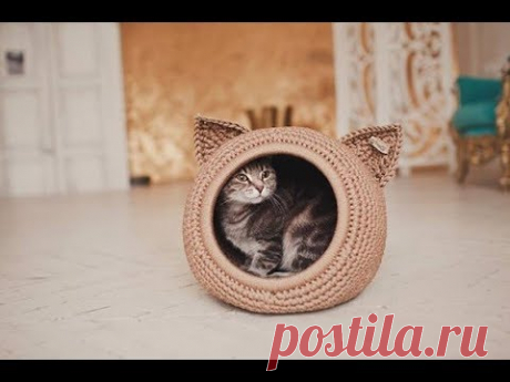 Удивительные вязаные домики лежанки для кота крючком - идеи для вязания и вдохновения - YouTube Домики как рыба, акула или кит и лежанки для кошек, котов и собак можно связать из шнура или трикотажной пряжи.
Видео подборка фото идей для вязания и вдохновения.
#домикдлякотакрючком #домикдлякошкикрючком #вязаныйдомик #лежанкадлякота #лежанкаизтрикотажнойпряжи #лежанкадлясобаки