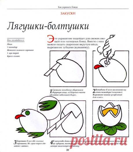 Как украсить закуски.