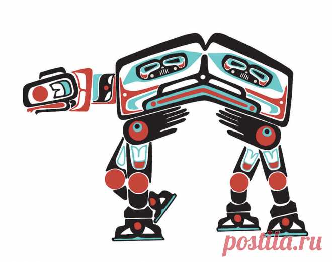 Star wars a lo arte indio - Yonkis.com