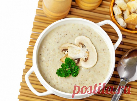 Грибной суп-пюре
Оригинальный вкусный грибной суп-пюре. Если вы любите блюда с грибами, попробуйте этот суп, вам понравится. Летом, когда белые грибы в изобилии, я готовлю именно из них, если нет белых, тогда можно смело использовать шампиньоны.