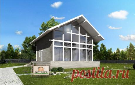 Дом с 3 спальнями. Необычный проект с удобной планировкой!