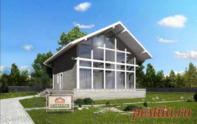 Дом с 3 спальнями. Необычный проект с удобной планировкой!