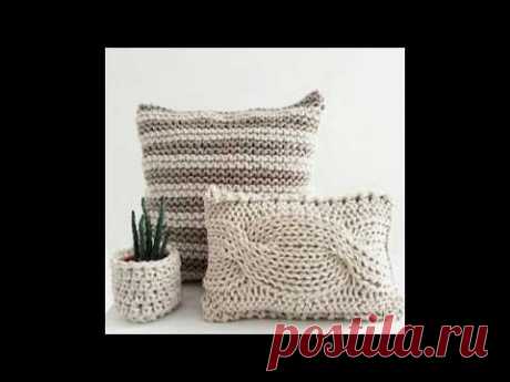Модели для вдохновения, чтобы связать декоративную подушку. Выбирайте любою для моего МК