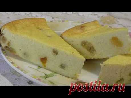 ТВОРОЖНАЯ ЗАПЕКАНКА.  Простой и быстрый рецепт.