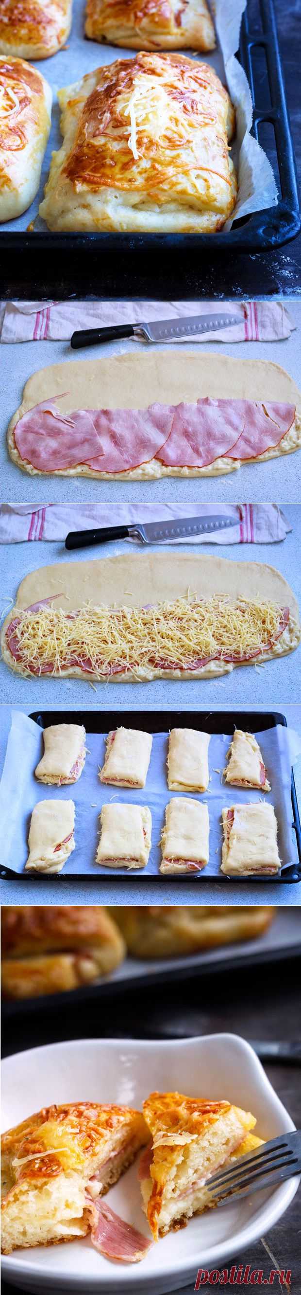 InVkus: Бриошь с сыром и ветчиной. Пошаговый рецепт с фото