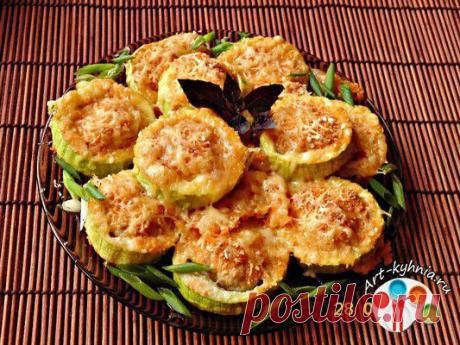 Запеченные кабачки с фаршем » Арт-кухня