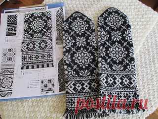 Ravelry: BUHIBUHI's Latvian mittens#6