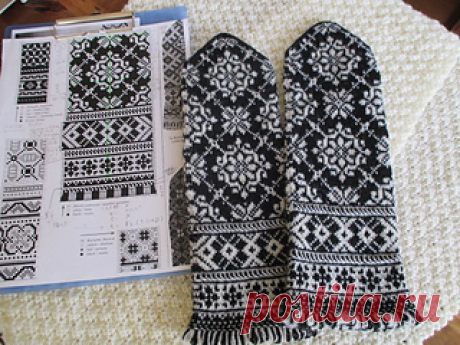 Ravelry: BUHIBUHI's Latvian mittens#6