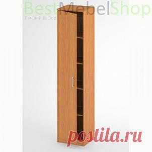 Стеллаж узкий высокий с дверью СБ-2/З - 3530 р, бесплатная доставка, более 100 цветов