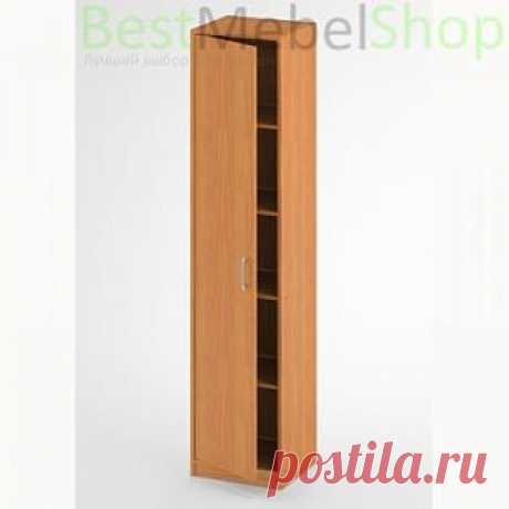 Стеллаж узкий высокий с дверью СБ-2/З - 3530 р, бесплатная доставка, более 100 цветов