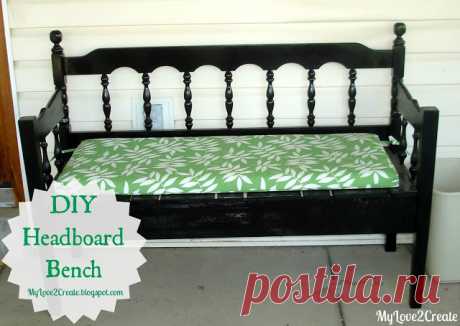 Headboard Bench, or loving referred to as the Puzzle Bench | My Love 2 Create