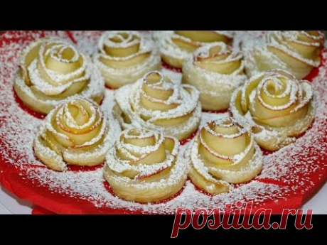 Ну, оОчень вкусный Десерт - Розочки из Слоеного теста!