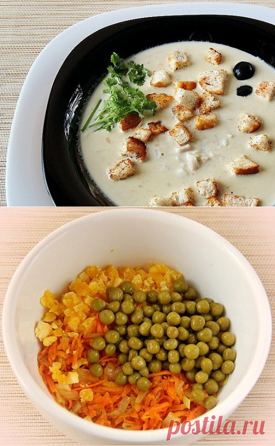 СЫРНЫЙ КРЕМ-СУП С КАЛЬМАРАМИ