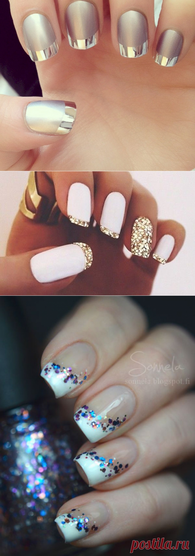 20 офигенных идей для французского маникюра