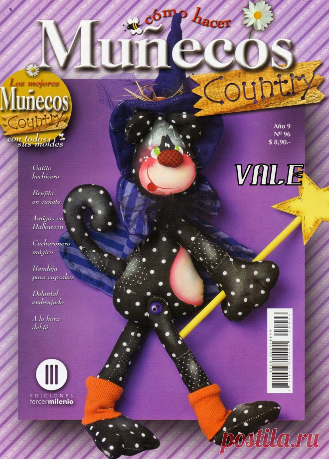 Revistas de manualidades gratis: como hacer una muñeca brujita