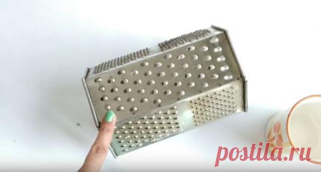 Как хозяйке наточить терку за минуту при помощи элементарной вещи