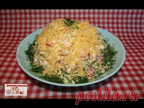 ЛЁГКИЙ и ВКУСНЫЙ салат с пекинской капустой, помидорами и сыром!!!